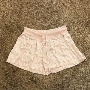 PJ Harlow pink satin pajama short